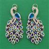 American Diamond Long Earring with Carat Plating