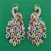 American Diamond Long Earring with Carat Plating
