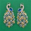 American Diamond Long Earring with Carat Plating