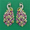American Diamond Long Earring with Carat Plating