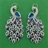 American Diamond Birds Earring with Rhodium Plating