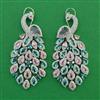American Diamond Birds Earring with Rhodium Plating