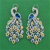 American Diamond Birds Earring with Rhodium Plating