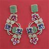 American Diamond Long Earring with Carat Plating