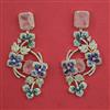 American Diamond Long Earring with Carat Plating