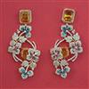 American Diamond Long Earring with Carat Plating