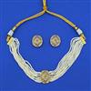 American Diamond Choker Necklace with Gold Plating
