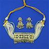 American Diamond Choker Necklace with Gold Plating