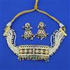 American Diamond Choker Necklace with Gold Plating