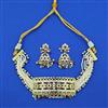 American Diamond Choker Necklace with Gold Plating