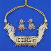 American Diamond Choker Necklace with Gold Plating