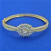 American Diamond Openable kada with Rhodium Plating 2 Tone Plating Mehndi Plating Carat Plating