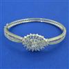 American Diamond Openable kada with Rhodium Plating 2 Tone Plating Mehndi Plating Carat Plating