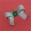 American Diamond Classic Ring with Rhodium Plating