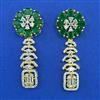 American Diamond Classic Earring with 2 Tone Plating