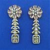 American Diamond Classic Earring with 2 Tone Plating