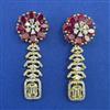 American Diamond Classic Earring with 2 Tone Plating