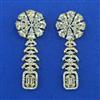 American Diamond Classic Earring with 2 Tone Plating