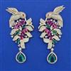 American Diamond Birds Earring with Carat Plating