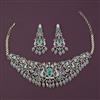 American Diamond Hazoorilal Necklace with Carat Plating