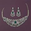 American Diamond Hazoorilal Necklace with Carat Plating