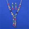 American Diamond Classic Necklace with Carat Plating