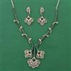 American Diamond Choker Necklace with Carat Plating