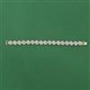 American Diamond Openable Bracelet with Rhodium Plating 2 Tone Plating Mehndi Plating