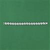 American Diamond Openable Bracelet with Rhodium Plating 2 Tone Plating Mehndi Plating