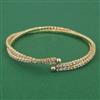 American Diamond Classic Kada with Rhodium Plating Gold Plating