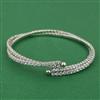 American Diamond Classic Kada with Rhodium Plating Gold Plating