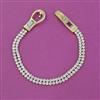 American Diamond Openable Bracelet with Rhodium Plating Gold Plating