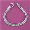 American Diamond Openable Bracelet with Rhodium Plating Gold Plating