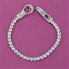 American Diamond Openable Bracelet with Rhodium Plating Gold Plating
