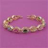 American Diamond Openable Bracelet with Carat Plating