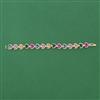 American Diamond Openable Bracelet with Carat Plating