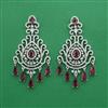 American Diamond Classic Earring with Rhodium Plating