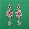 American Diamond Hazoorilal Earring with Carat Plating