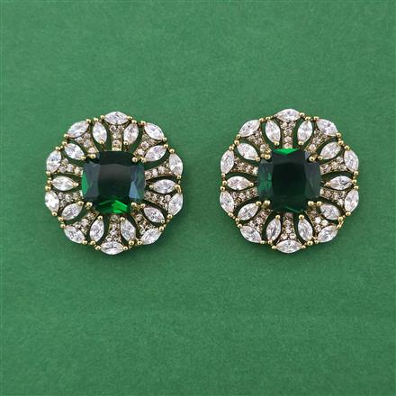 American Diamond Tops with Mehndi Plating