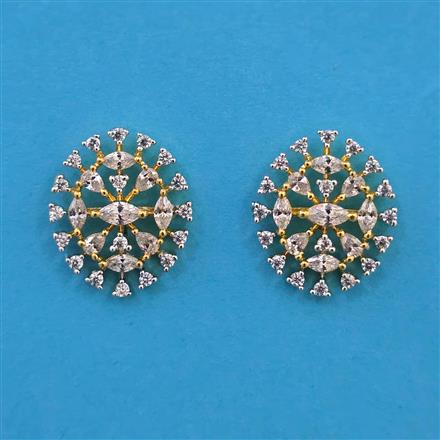 American Diamond Tops with Rhodium Plating 2 Tone Plating Mehndi Plating
