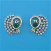 American Diamond Birds Earring with Carat Plating