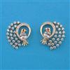 American Diamond Birds Earring with Carat Plating