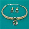 American Diamond Classic Necklace with Carat Plating