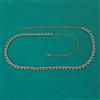 American Diamond Classic Belt with Rhodium Plating 2 Tone Plating Mehndi Plating