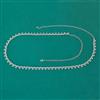 American Diamond Classic Belt with Rhodium Plating 2 Tone Plating Mehndi Plating