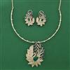 American Diamond Hazoorilal Pendant Set with Carat Plating