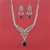 American Diamond Hazoorilal Necklace with Carat Plating