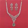 American Diamond Hazoorilal Necklace with Carat Plating