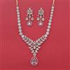 American Diamond Hazoorilal Necklace with Carat Plating