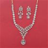 American Diamond Hazoorilal Necklace with Carat Plating